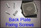 Screw sets for connecting Casio back plates