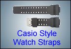 Casio style watch straps