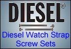 Spring bars and screw sets for Diesel watch straps from WatchBattery (UK) Ltd