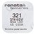 321 Watch Battery SR616SW, SR616