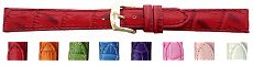 Leather - ZRC Crocodile grain effect Leather Strap (12-30mm)
