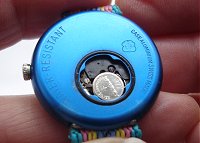 Snap back watch case
