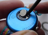 Snap back watch case